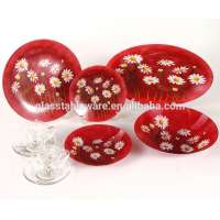 glass dinnerware set