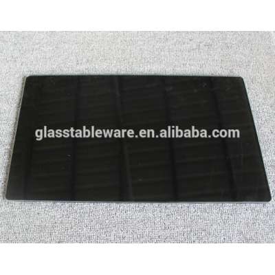 black color unbreakable glass cutting board