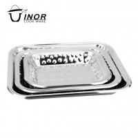 metal dish restaurant serving tray wholesale with low moq