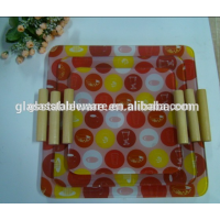 dinner temperd glass plate set